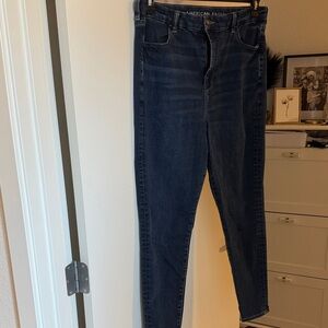 American Eagle Outfitters Women's Deep Indigo Skinny Jeans